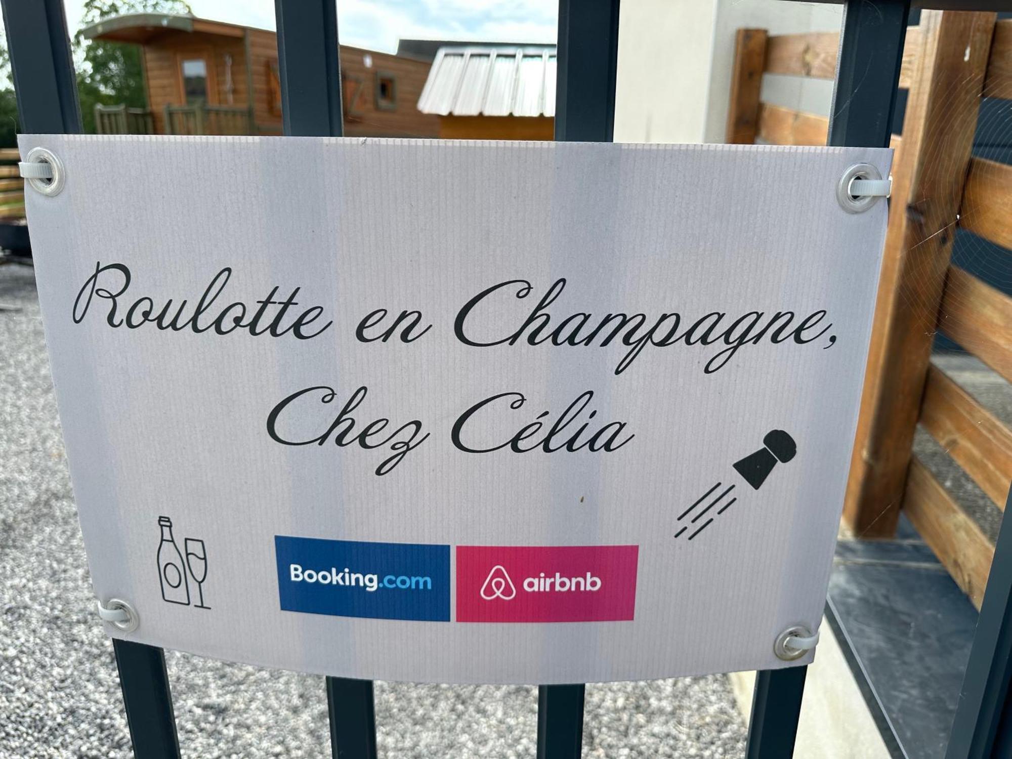 Вілла Chez Celia, Roulotte En Champagne Fleury-la-Riviere Екстер'єр фото