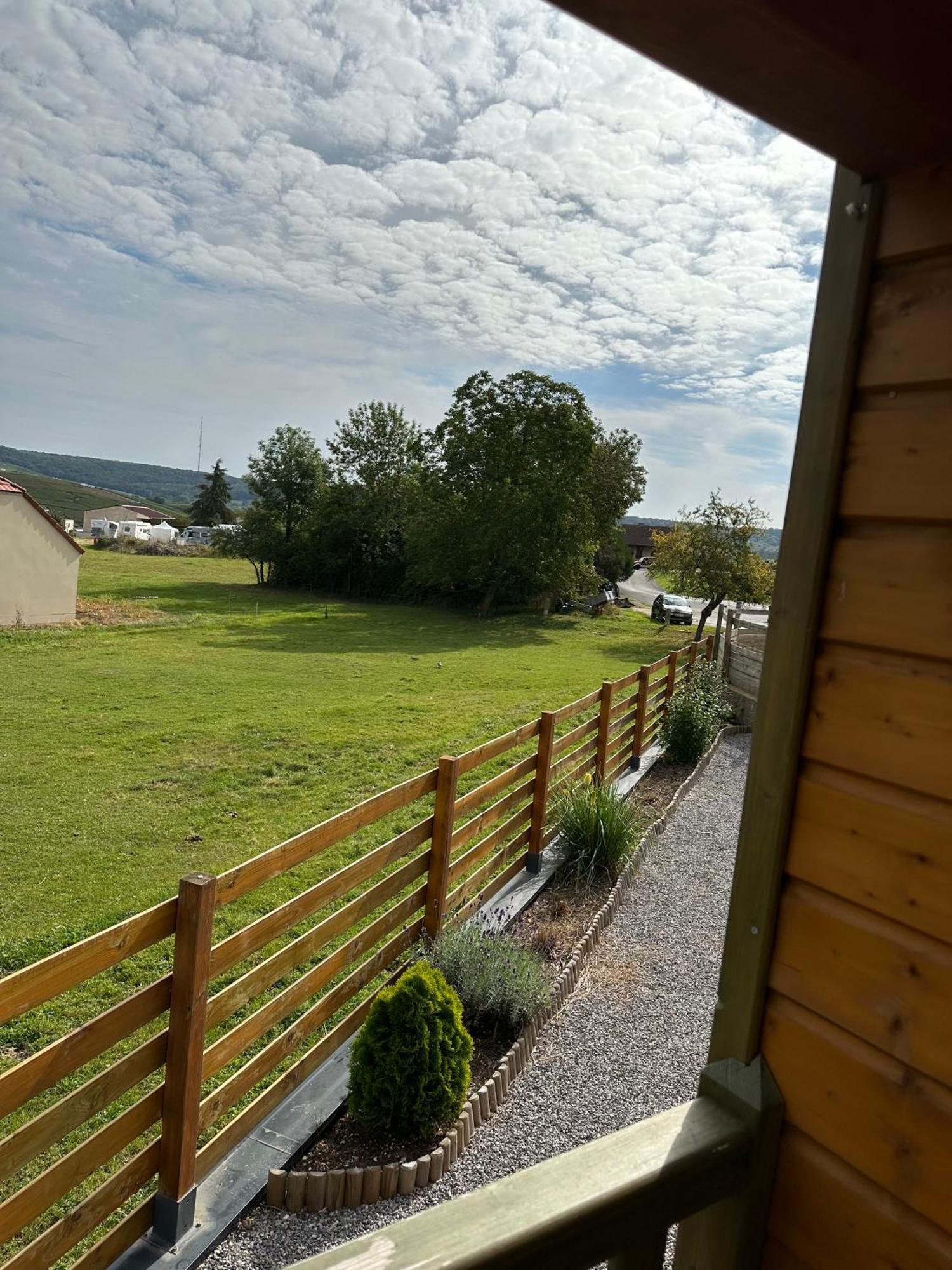 Вілла Chez Celia, Roulotte En Champagne Fleury-la-Riviere Екстер'єр фото